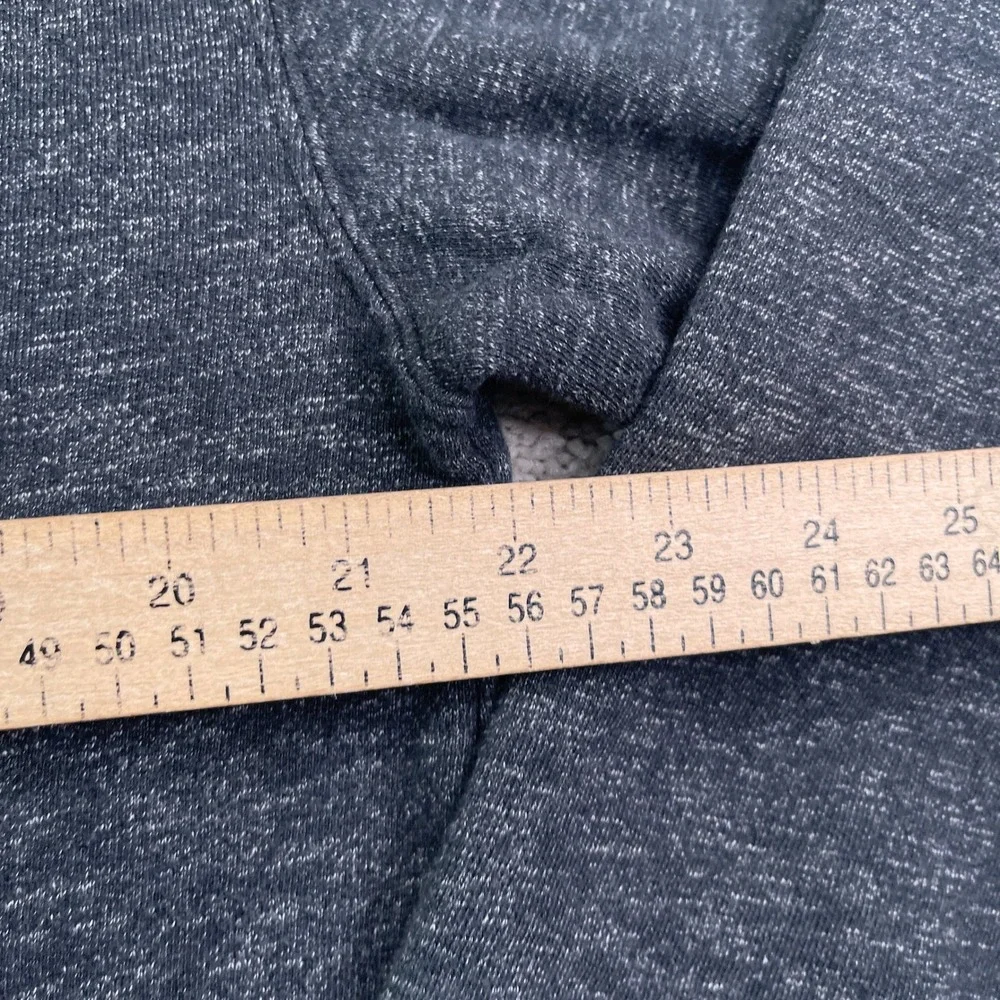 Vans Hoodie Mens Large Gray Full Zip Fleece Skateboarding Streetwear Skater